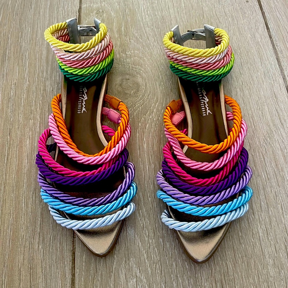 Rainbow strap rope flats
